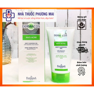 Sữa Rửa Mặt Farmona Dermacos Anti Acne Deep Cleansing Gel 150ml Ngừa Mụn Cho Da Dầu