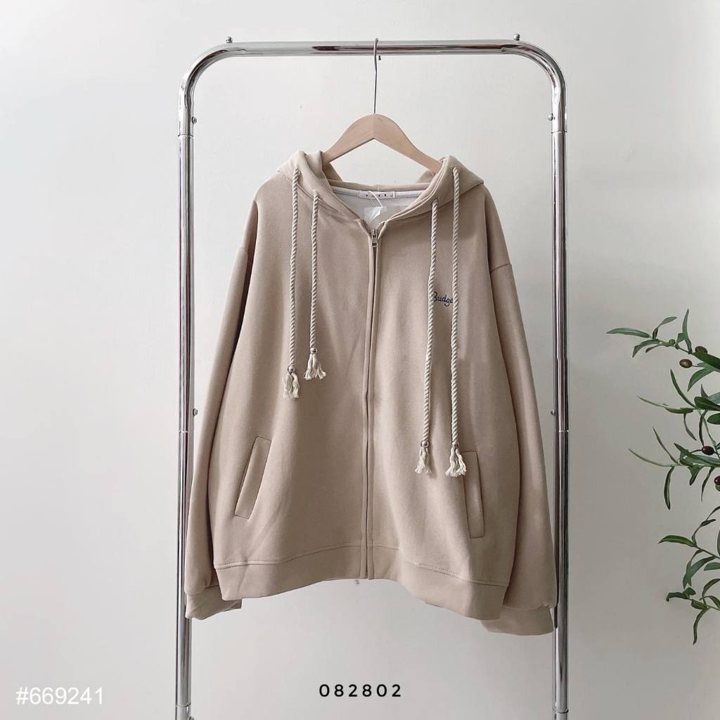 Áo khoác da cá dây đôi Budgee 669241