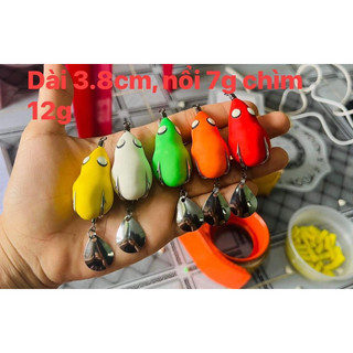 NHÁI HƠI (chì đúc) F1 F2 3.8cm 7g nổi 9g lửng