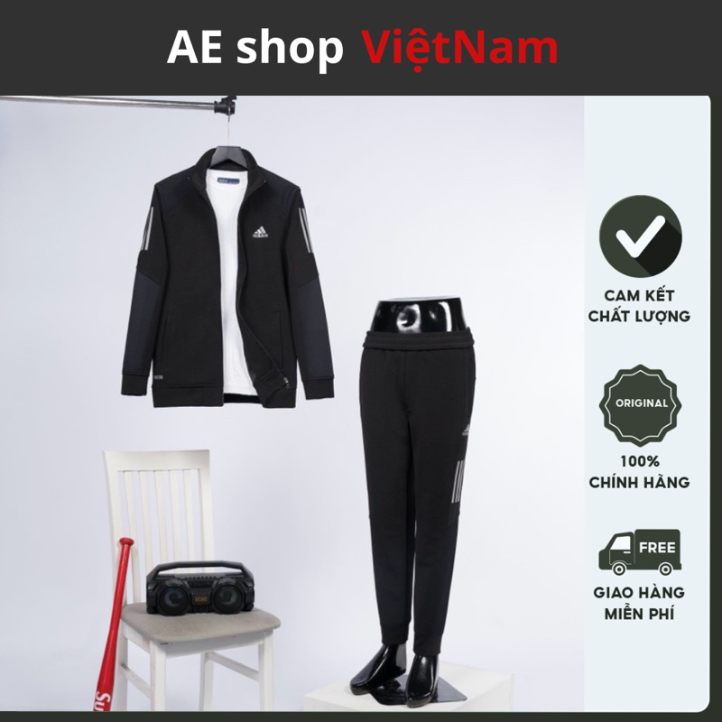 Bộ Kéo Khoá Adidas Thể Thao Ae Shop 2960, Đồ Thu Đông Phối Màu Hàng Hiệu Cao Cấp Túi Khoá Mẫu Mới 2023