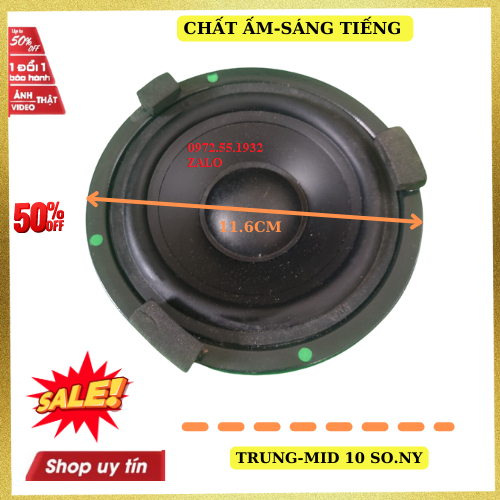 Củ loa trung sony 10cm kín hậu toàn vành 11.5cm công suất 100w-loa mid