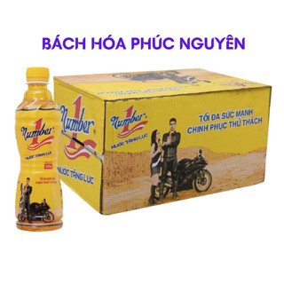 Thùng Nước Tăng Lực Number one vàng 24 chai 330ml