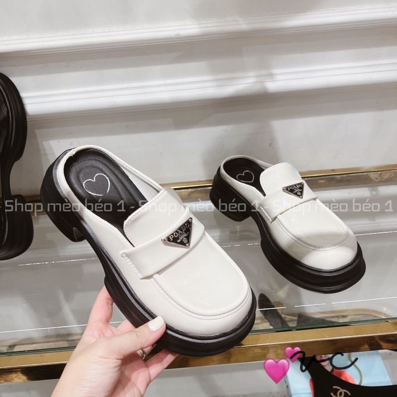 Sục prd mũi tròn đai khoá ngang đế cao fullbox hàng quảng châu cao cấp