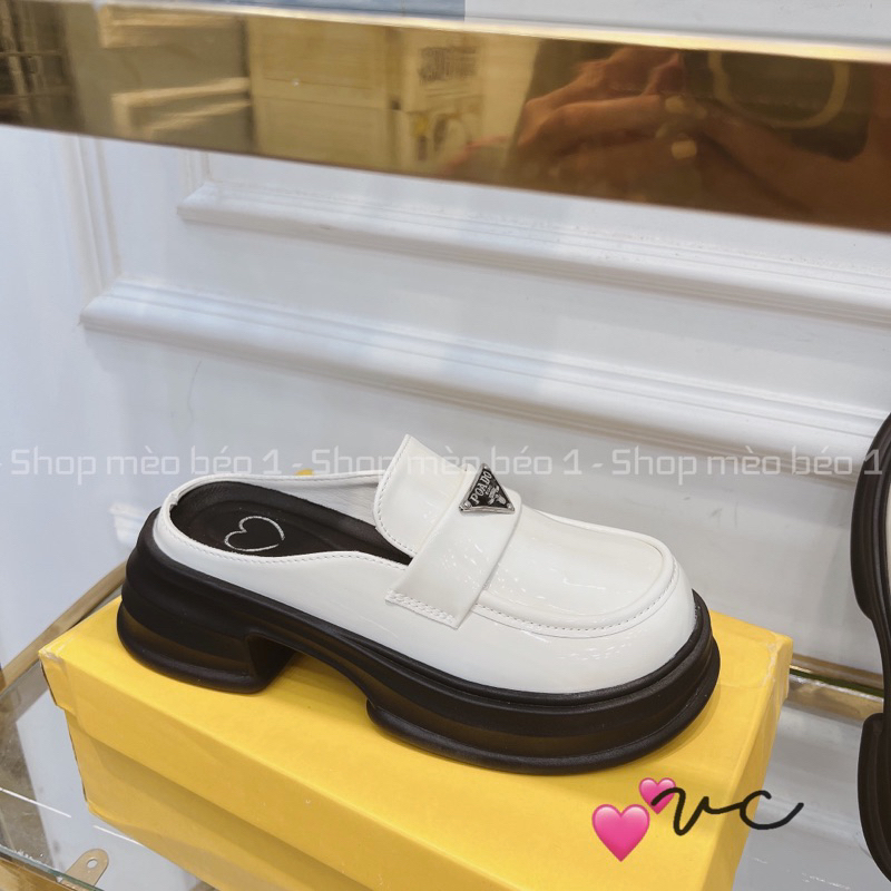 Sục prd mũi tròn đai khoá ngang đế cao fullbox hàng quảng châu cao cấp