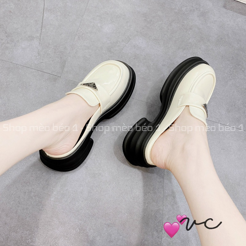 Sục prd mũi tròn đai khoá ngang đế cao fullbox hàng quảng châu cao cấp