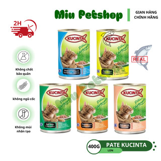 Pate kucinta dạng lon 400g - pate cho thú cưng - thức ăn cho chó mèo