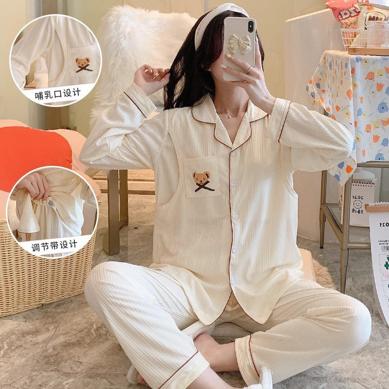 Bộ bầu trước và sau sinh chất thun gân Bigsize đến 100kg