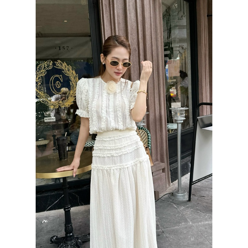 SÉT ÁO TAY NGẮN + CHÂN VÁY - A05129