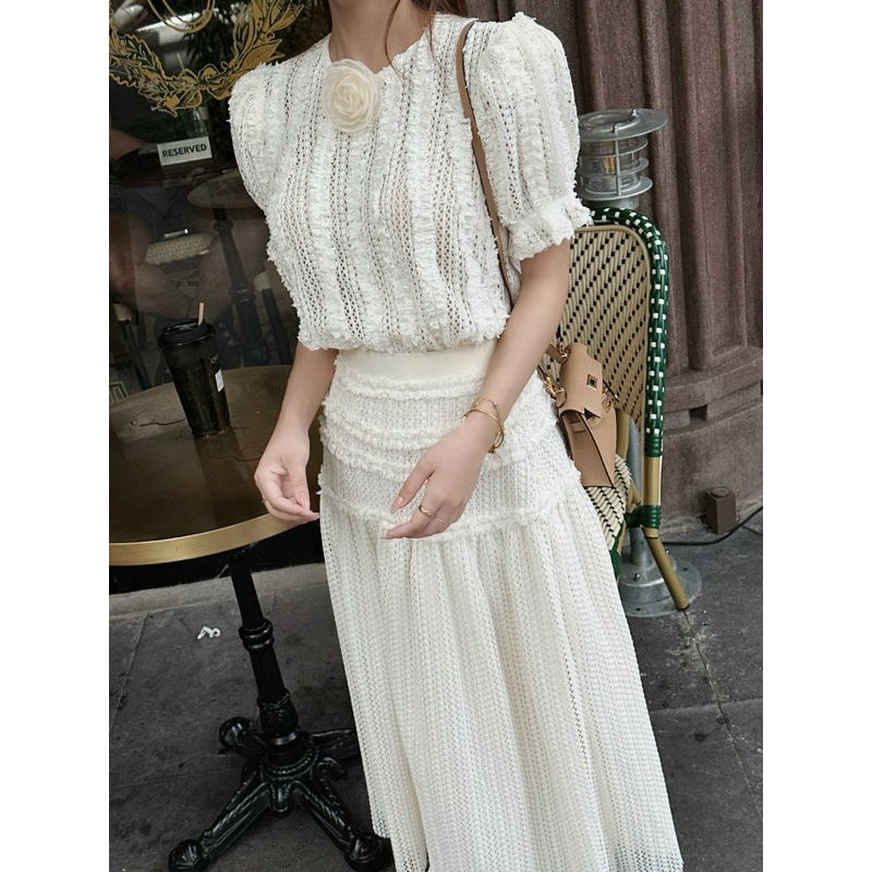 SÉT ÁO TAY NGẮN + CHÂN VÁY - A05129