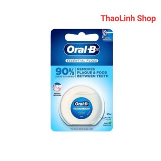 Chỉ Nha Khoa Oral B Essential Floss 50m( Mẫu mới)