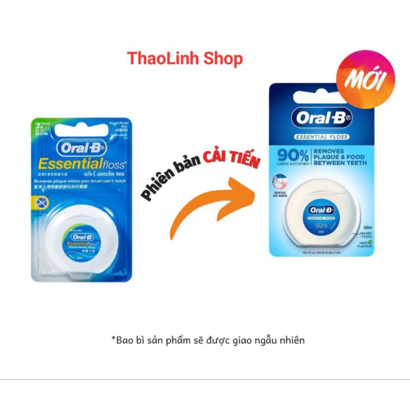 Chỉ Nha Khoa Oral B Essential Floss 50m