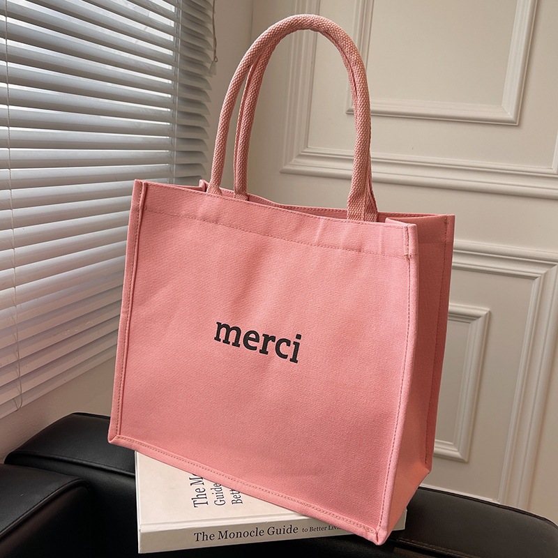 Túi cói có quai xách,vải canva cỡ lớn, túi tote dạo phố, đi biển, chụp lookbook tiện dụng