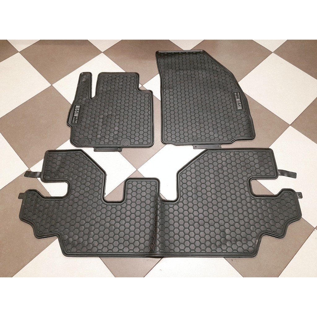 Thảm sàn,Thảm lót sàn Xpander 2019 - 2023 bằng cao su đúc ko mùi, cao cấp Nissin