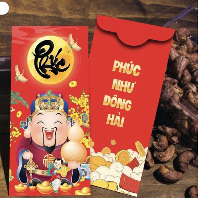 100 Bao lì xì tết 2024Phúc, Lộc, Thọ Mẫu mới sang trọng