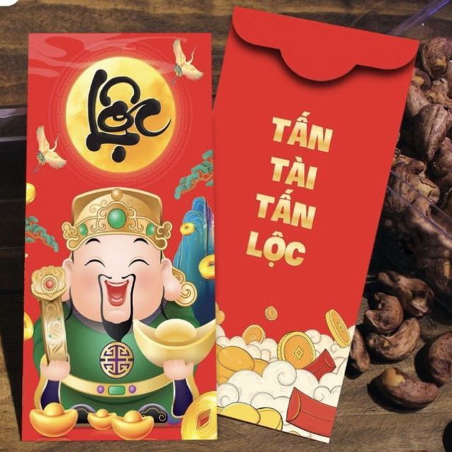 100 Bao lì xì tết 2024Phúc, Lộc, Thọ Mẫu mới sang trọng