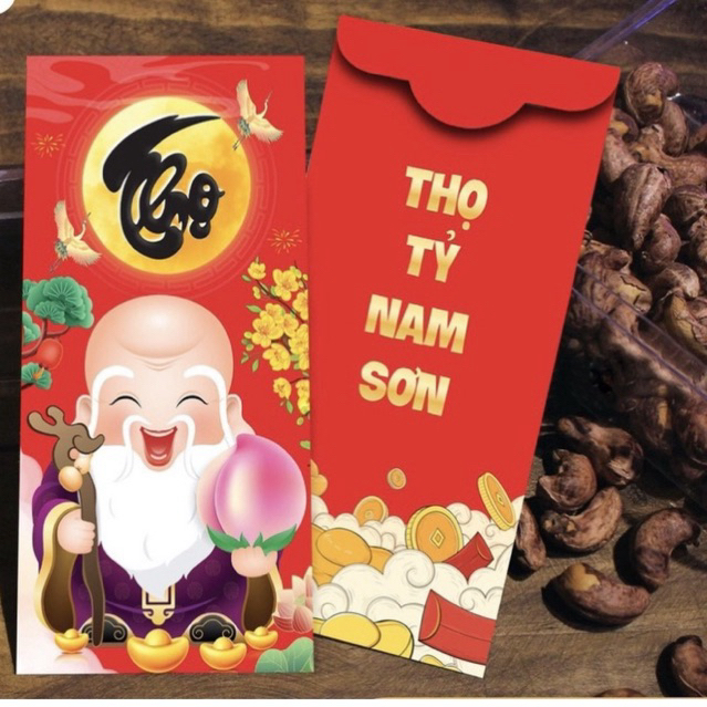 100 Bao lì xì tết 2024Phúc, Lộc, Thọ Mẫu mới sang trọng