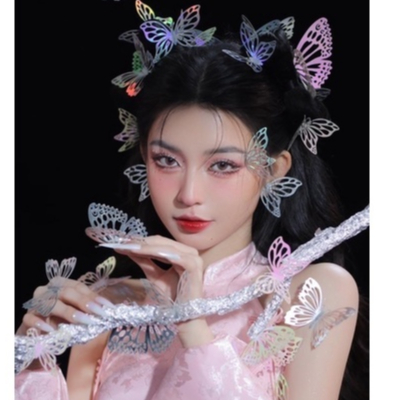 Set 12 Cánh Bướm 3D Trang Trí Tráp Cưới, Concept Chụp Hình, Trang Trí Hoa Bướm 3D Trang Trí Bánh Kem,..,...