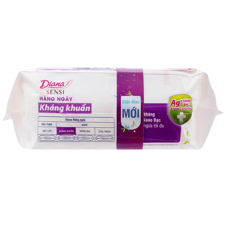 Băng vệ sinh Diana Hàng ngày Kháng khuẩn