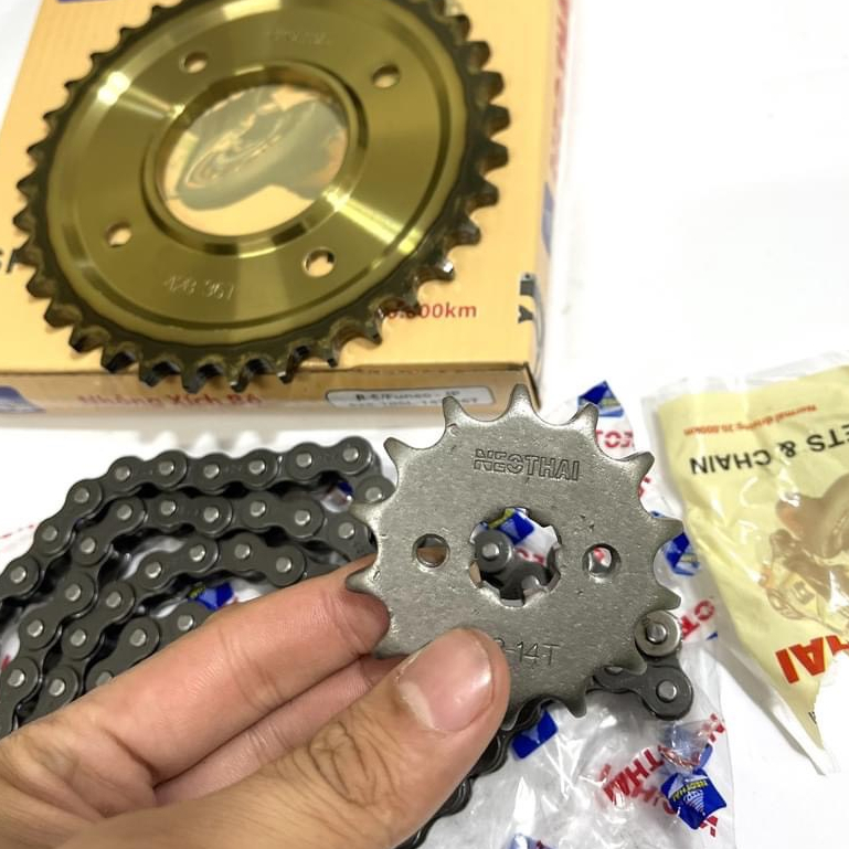 Nhông sên đĩa hiệu NEOTHAI cao cấp sủ dụng cho các dòng xe số honda,yamaha