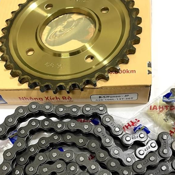 Nhông sên đĩa hiệu NEOTHAI cao cấp sủ dụng cho các dòng xe số honda,yamaha