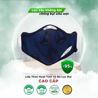 Khẩu trang than hoạt tính NC95 Chính Hãng than hoạt tính, chống độc