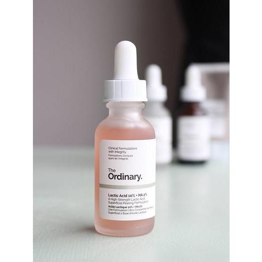 Serum The Ordinary Lactic Acid 5%/10% + HA 2% 30ml - Tẩy tế bào chết không gây kích ứng da