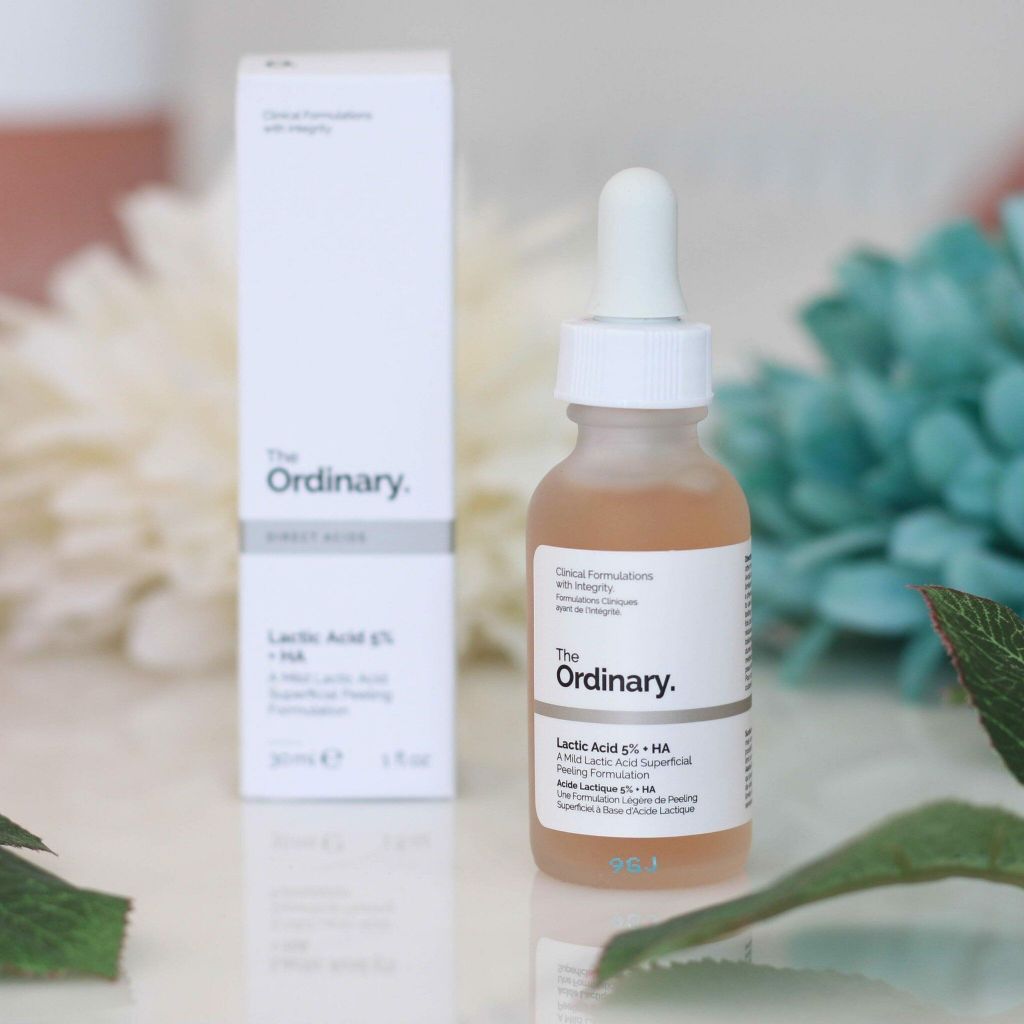 Serum The Ordinary Lactic Acid 5%/10% + HA 2% 30ml - Tẩy tế bào chết không gây kích ứng da