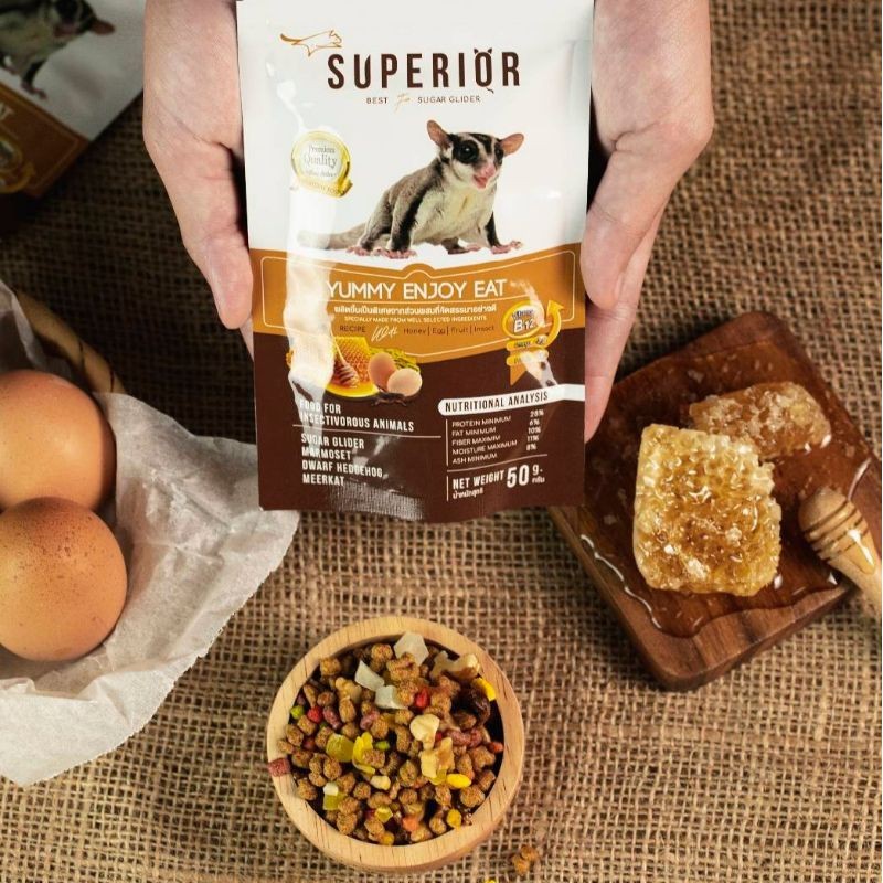 Superior Thức ăn cao cấp cho sóc bay 🐶 FREE SHIP 🐶 Nhập khẩu Thailand