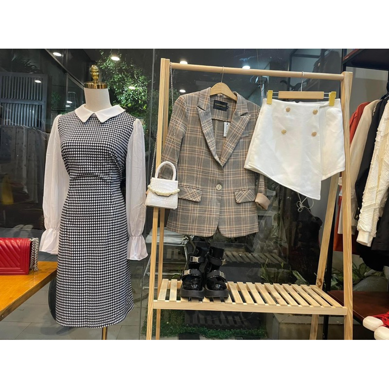 Đầm, váy, áo, khoác, quần các loại