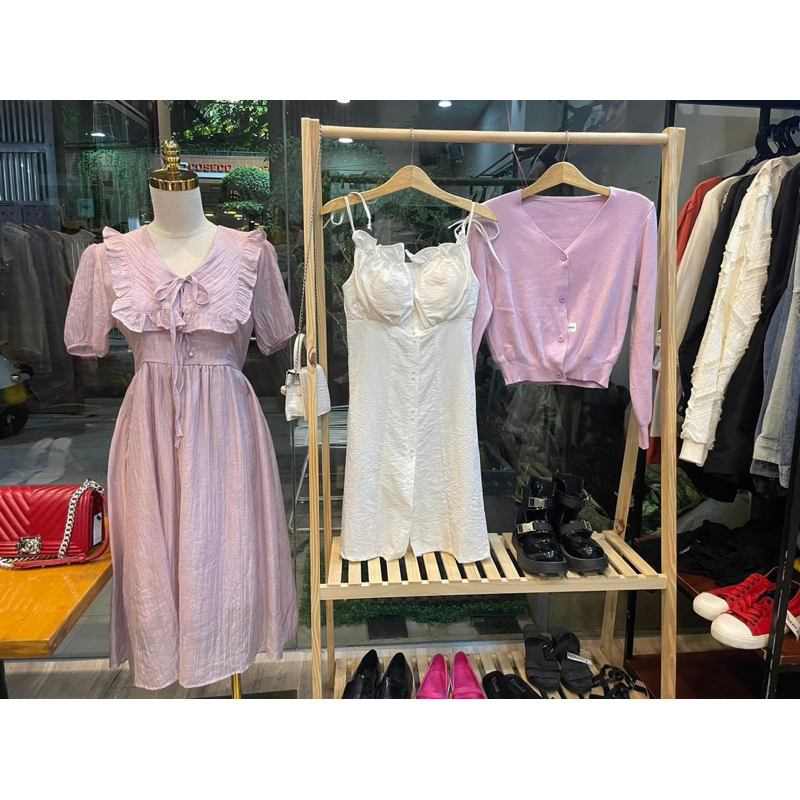 Đầm, váy, áo, khoác, quần các loại