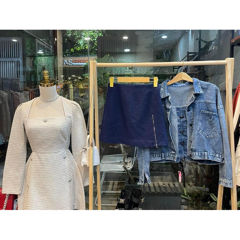 Đầm, váy, áo, khoác, quần các loại