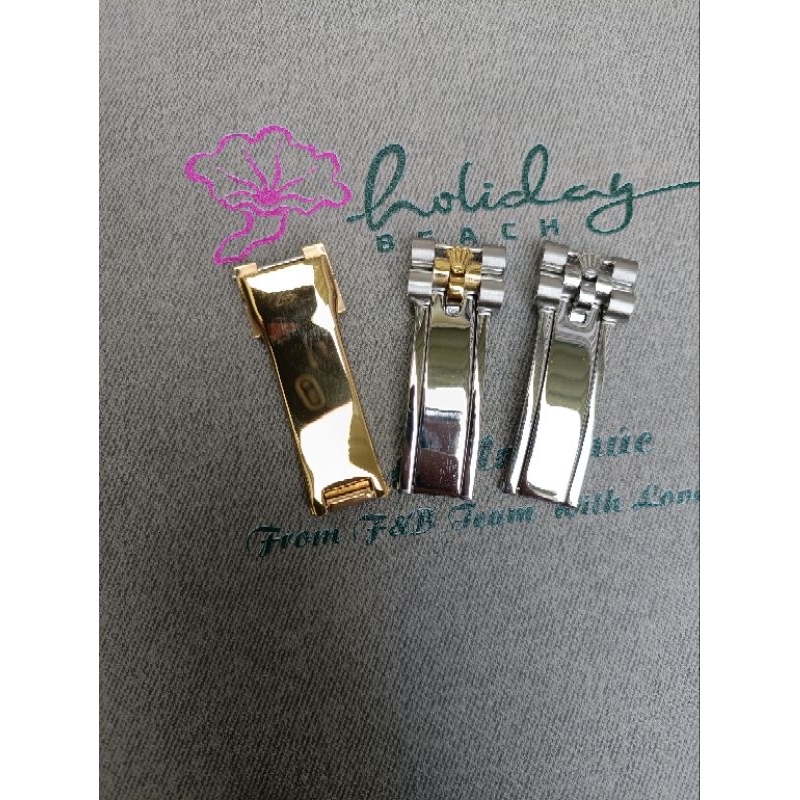 Khoá dây đồng hồ Rolex 5 mắt size 20 tặng kèm tovit thay khoá