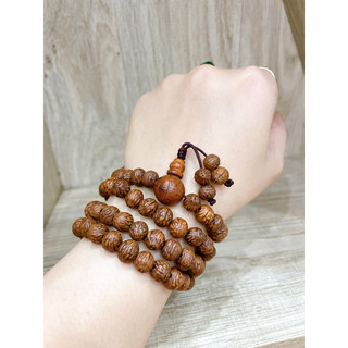 Chuỗi 108 hạt Raktu Phật Nhãn Nepal (8mm) - tặng hộp gấm
