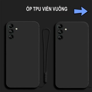 Ốp samsung a24 4g / ss a04s / ss a13 5g / ss a04 / m55 5g / m35 5g tpu dẻo bảo vệ camera viền vuông trơn