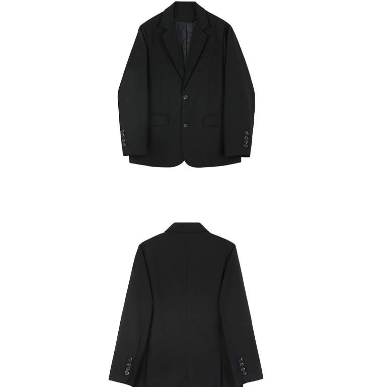 Áo blazer nam 2 lớp form regular dài tay TẶNG KÈM CÀ VẠT Có đệm vai Hero Clothes