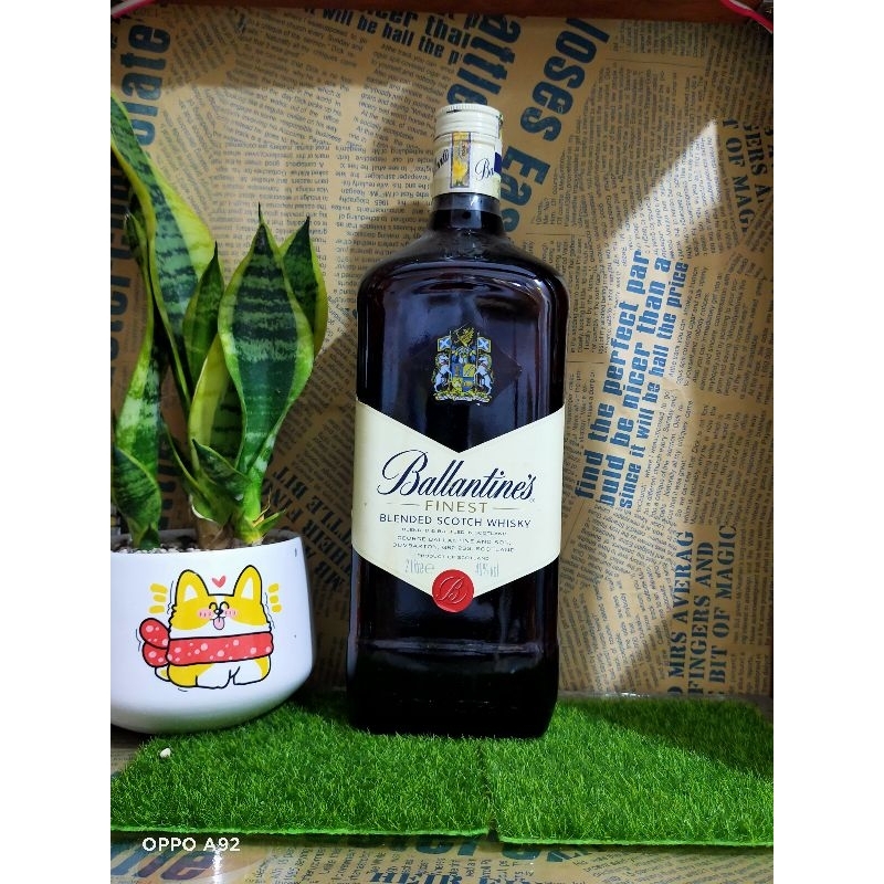 VỎ CHAI rượu ngoại BALLANTINE FINEST dung tích 2L (2000ml)