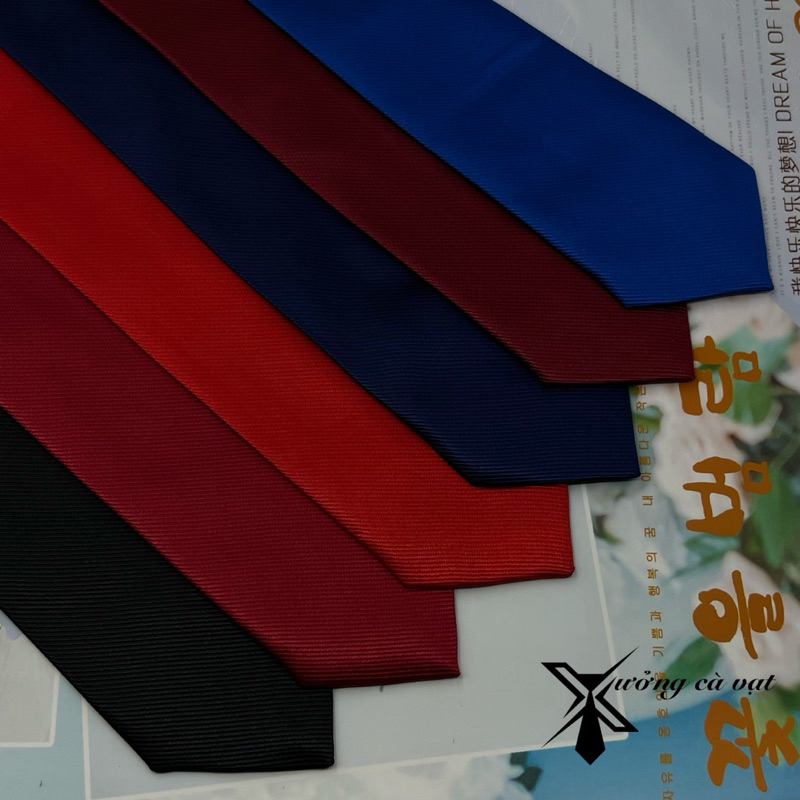 Cà vạt nam bản 7cm thắt sẵn dây kéo kiểu dáng hàn quốc mẫu 2024 xưởng cà vạt