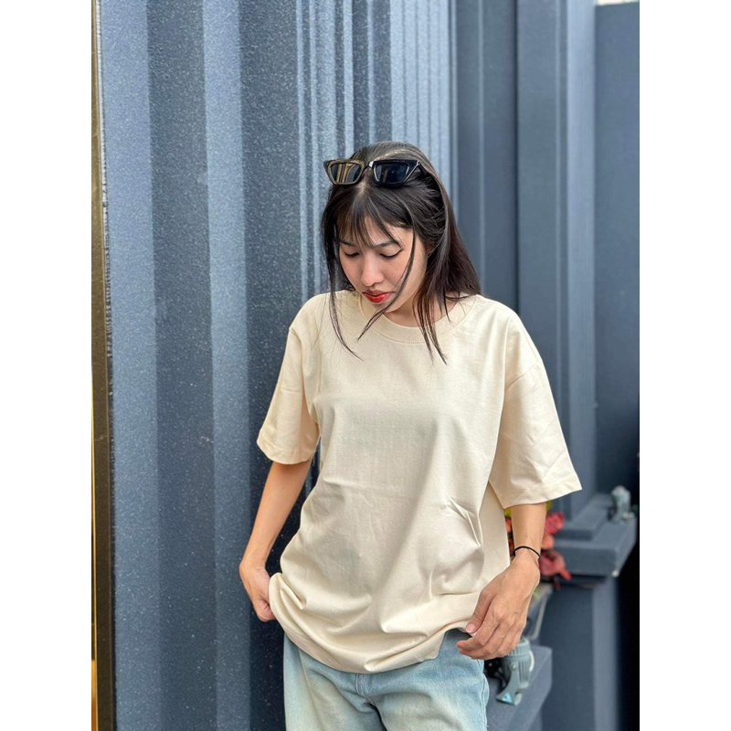 Áo Thun Trơn Basic Nam Nữ Unisex From Oversize 100% Cotton