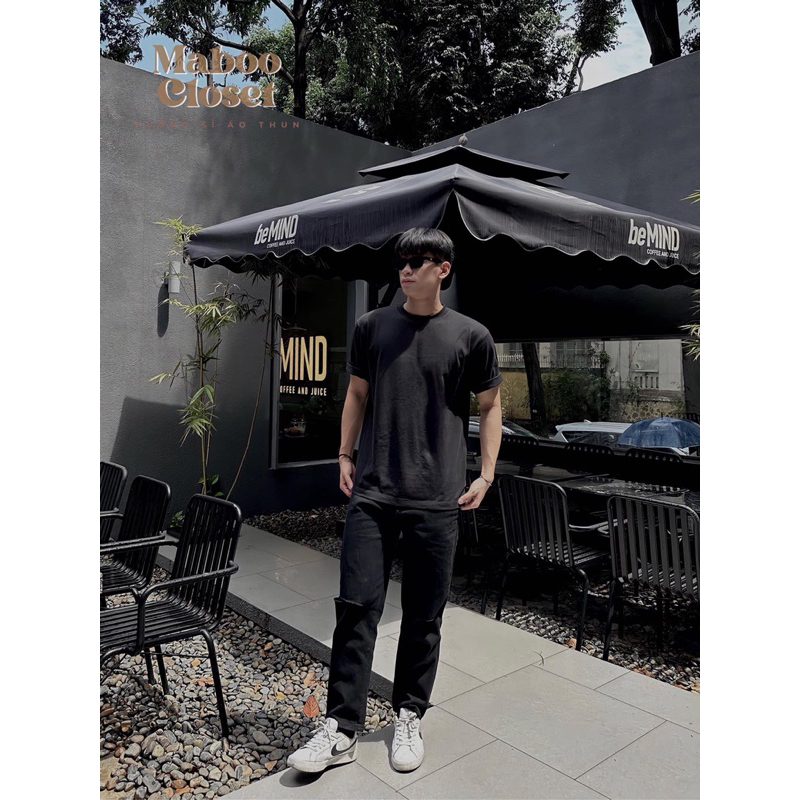 Áo Thun Trơn Basic Nam Nữ Unisex From Oversize 100% Cotton