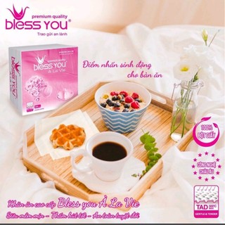 Khăn ăn cao cấp blessyou 23x23 gói 100tờ