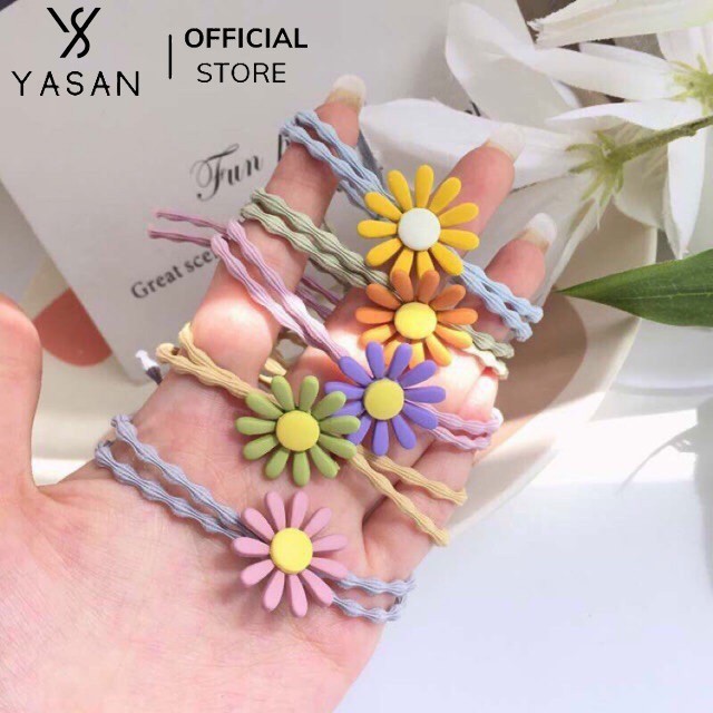 [1k] dây cột tóc hoa cúc giá rẻ bán chạy