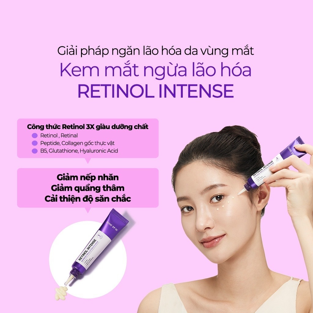 Kem Dưỡng Mắt Some By Mi Retinol Intense Advanced Triple Action Eye Cream 3ml