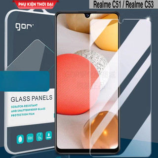 Cường lực Gor Realme C51 / C53 / C65 / C67 / Oppo K3 / Realme X trong suốt trơn mượt ( tặng keo mép )