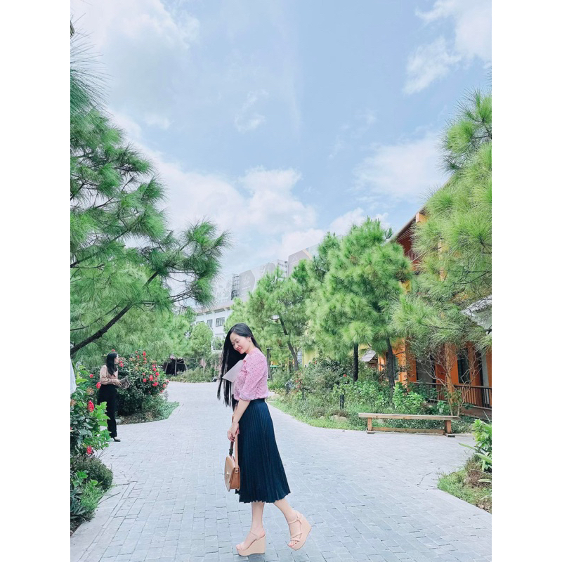 Giày sandal nữ, giày sandal đế xuồng 12cm Degoshin - tôn dáng, nhẹ êm và chắc chân