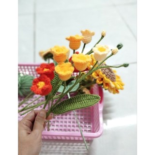 Hoa linh lan bằng len handmade