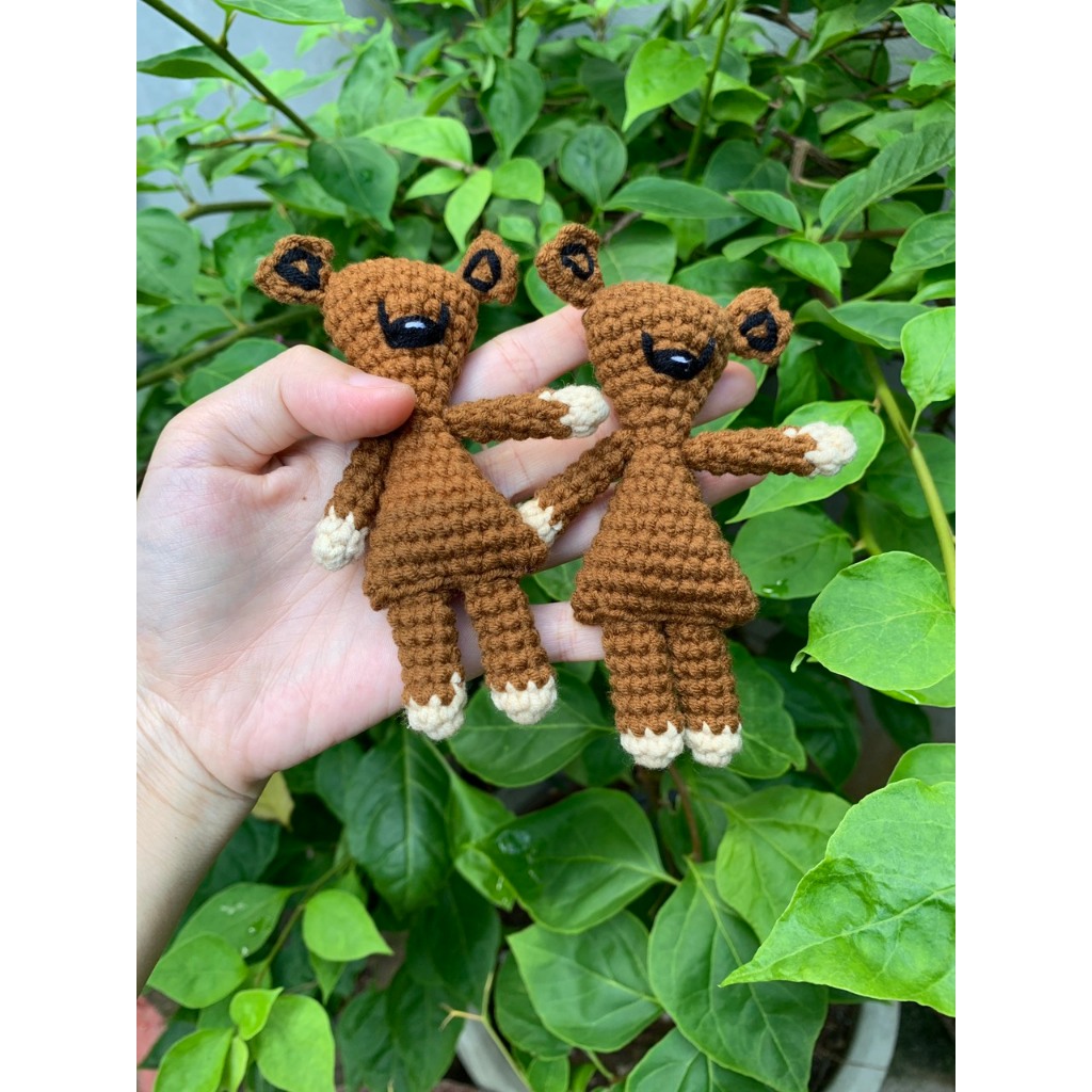 Mangtaybaby - Móc khóa gấu Teddy mini siêu dễ thương