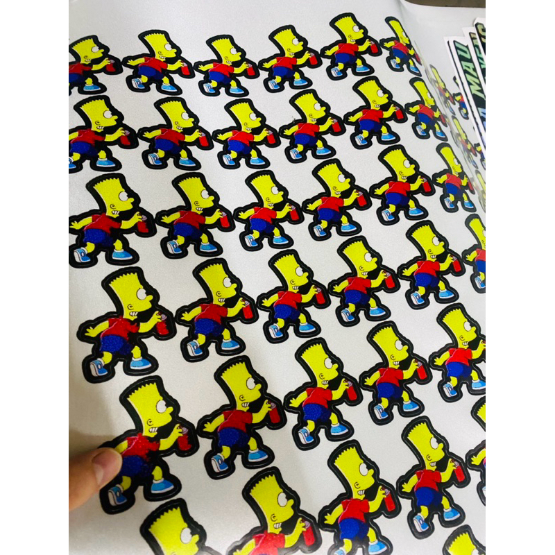 Tem akana ,Tem Simpson Cậu bé lấp ló dán xe , dán điện thoại