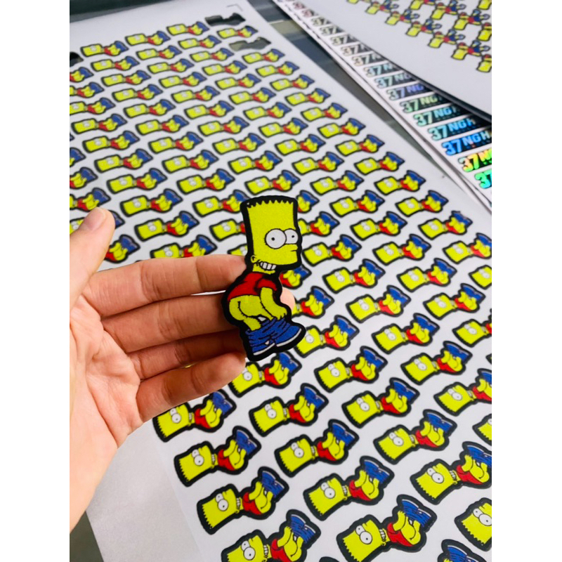 Tem akana ,Tem Simpson Cậu bé lấp ló dán xe , dán điện thoại