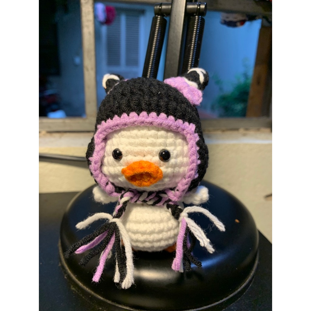 Mangtaybaby - Móc khóa vịt đội mũ spiderman/Kuromi siêu đáng yêu