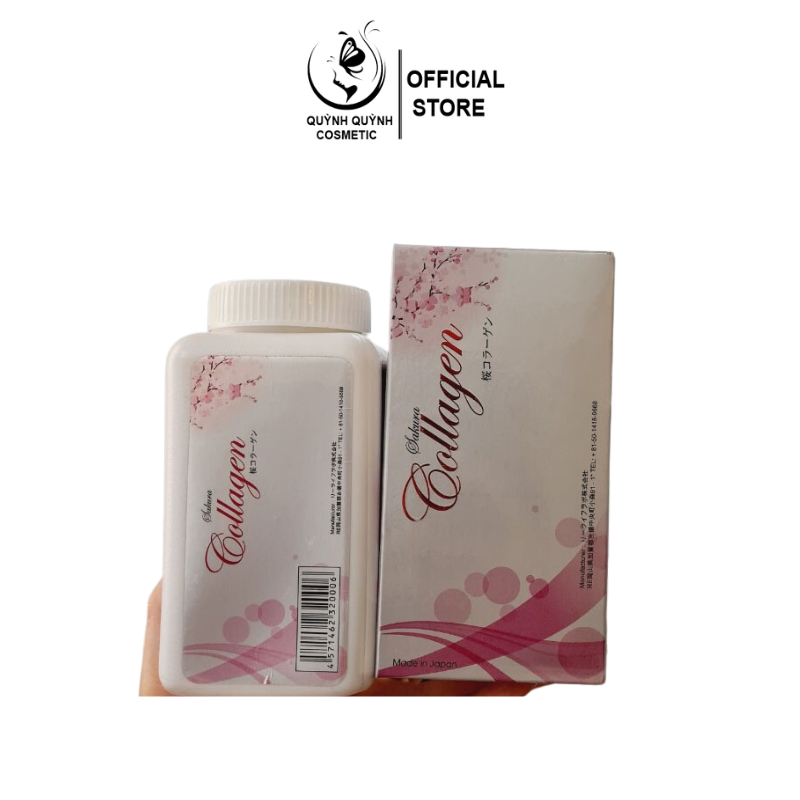 Viên uống đẹp da Collagen Sakura Nhật Bản - Giúp tạo mô liên kết,chắc khỏe da,,giảm nám,tàng nhan hộp 120v